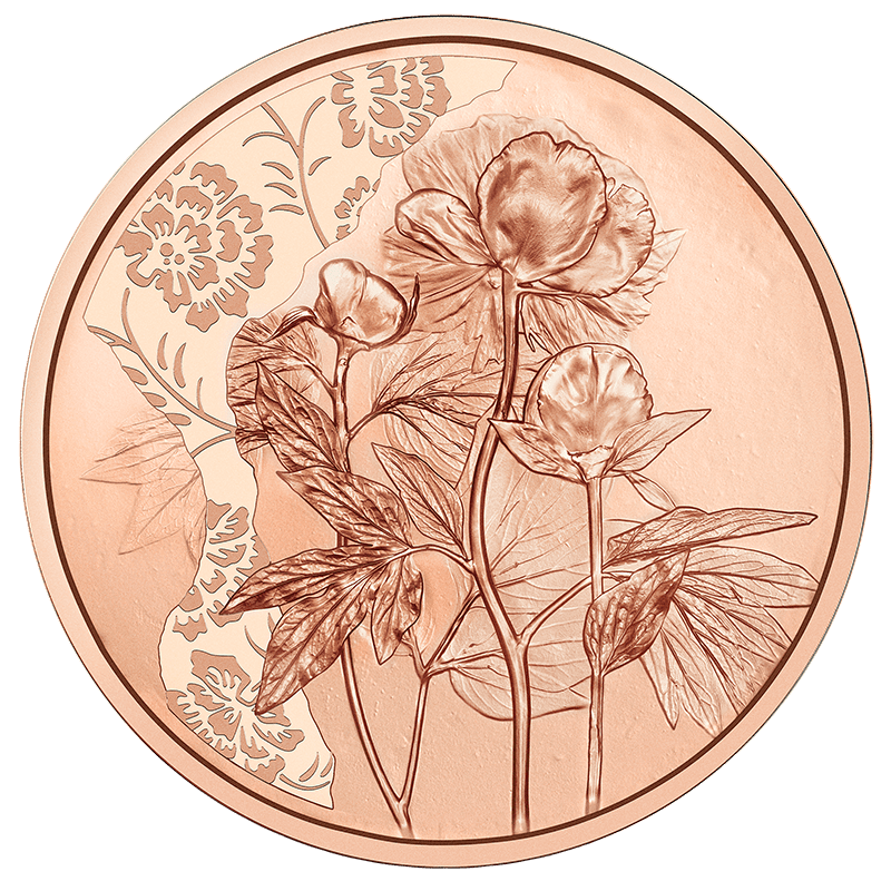 10 euro Austria Piwonia 2024