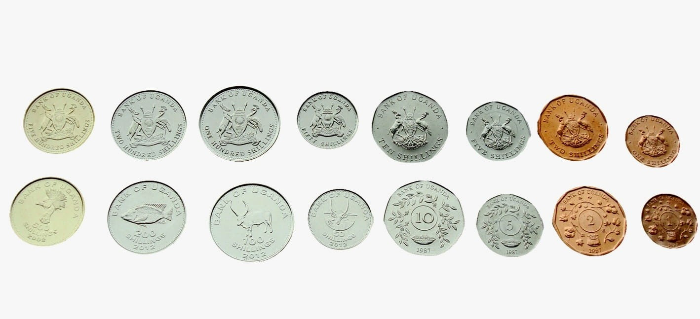 Zestaw menniczy Uganda x 8 zwierzęta