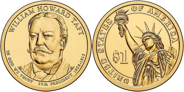 USA 1 $ William H. Taft 2013 nr 27