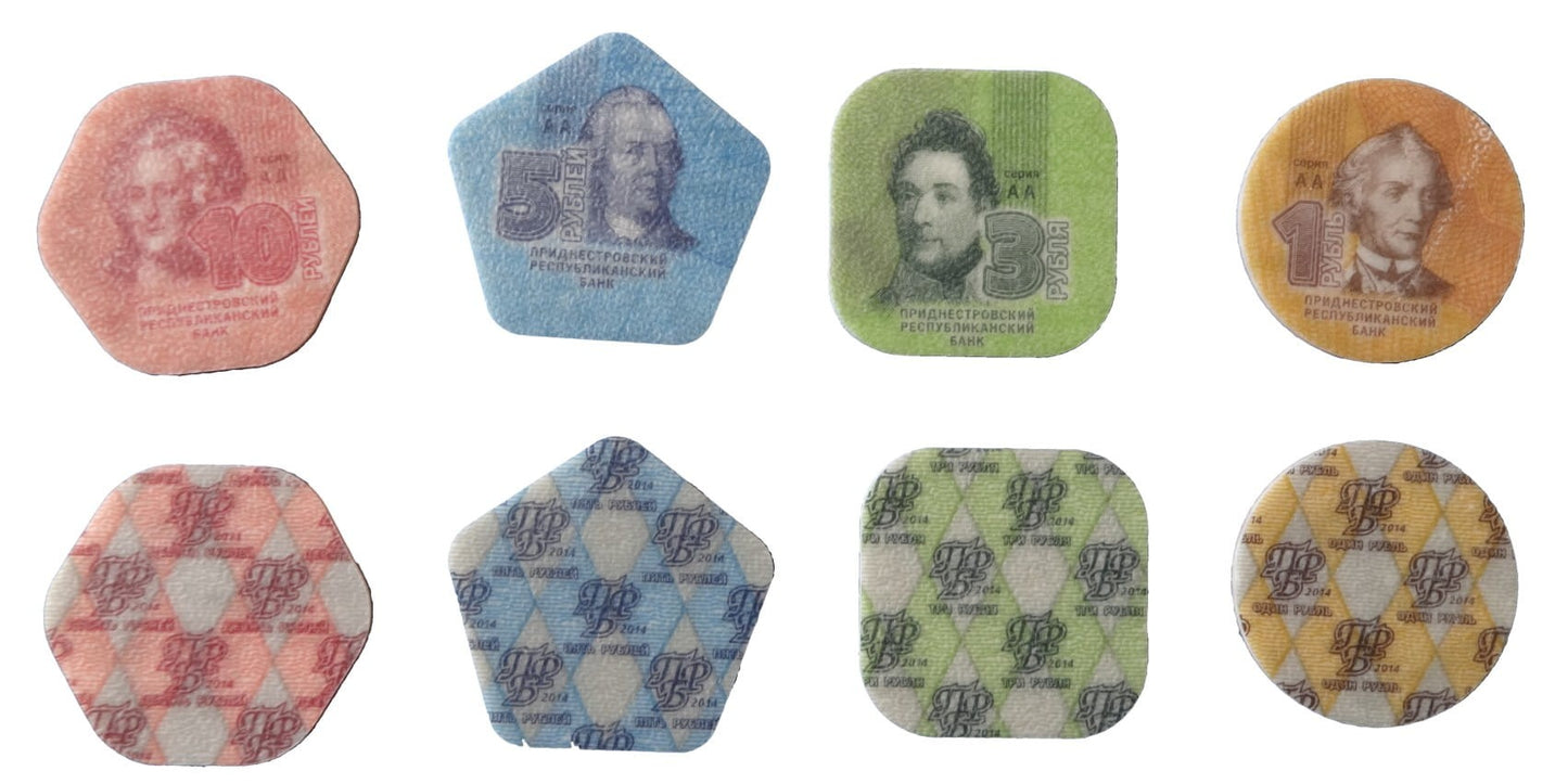 Zestaw menniczy Naddniestrze x 4 plastik 2014