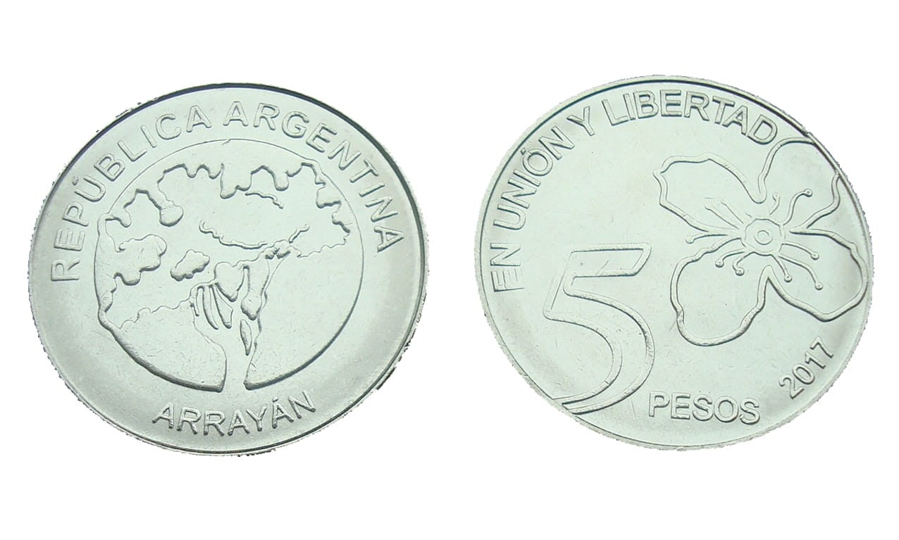Argentyna 5 peso Arrayan 2017