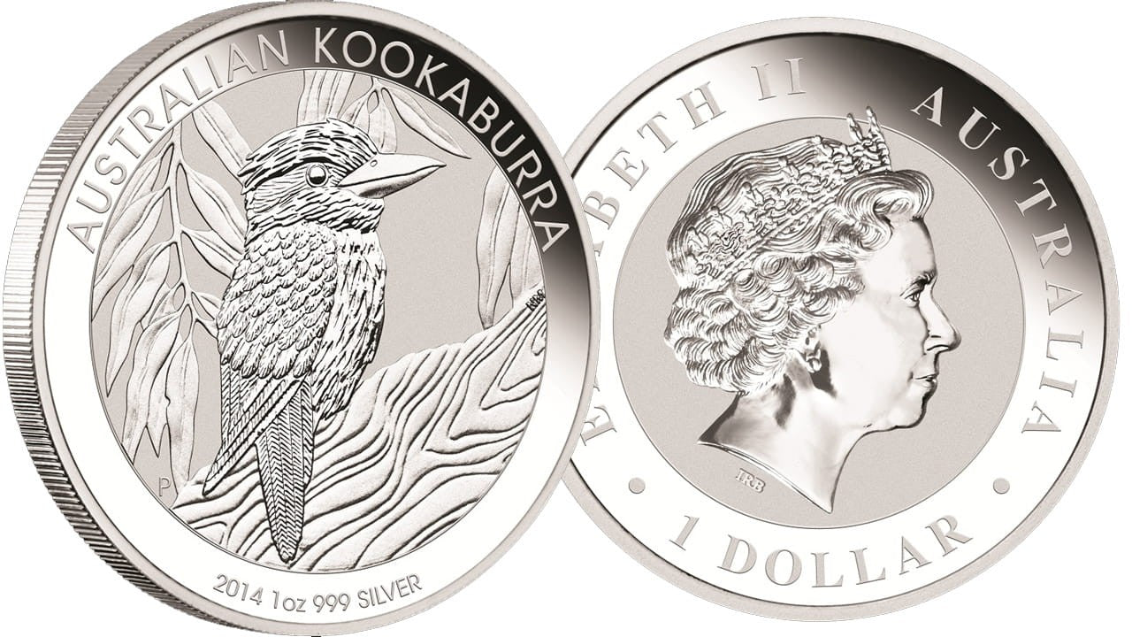 Australia 1$ Kookaburra 2014 1 Oz Ag.999