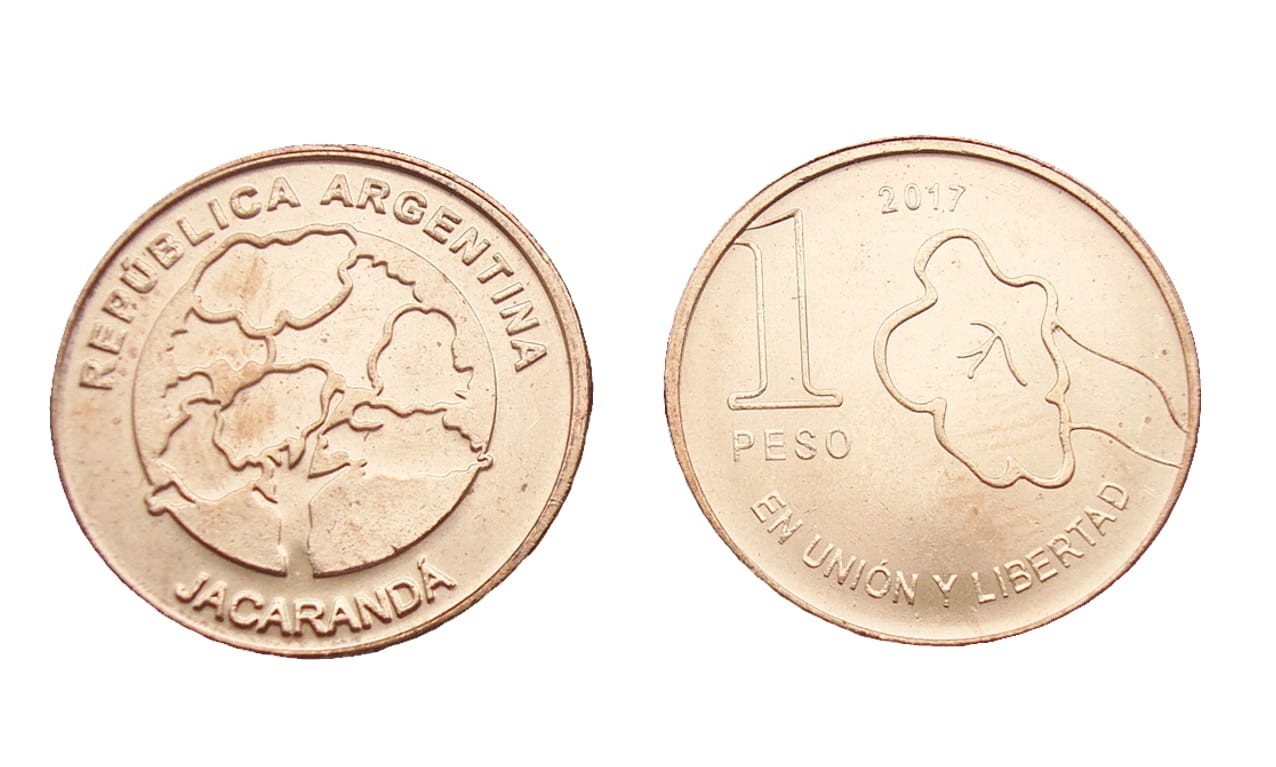 Argentyna 1 peso Jacaranda 2017