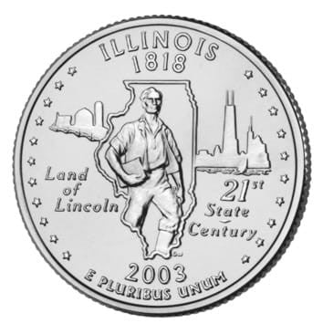 USA 25 c Illinois 2003