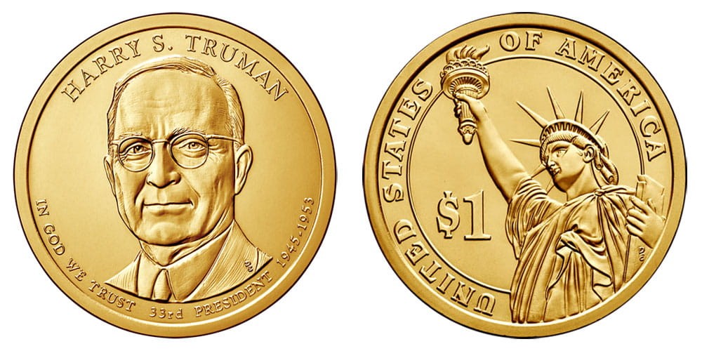 USA 1 $ Harry S. Truman 2015 nr 33