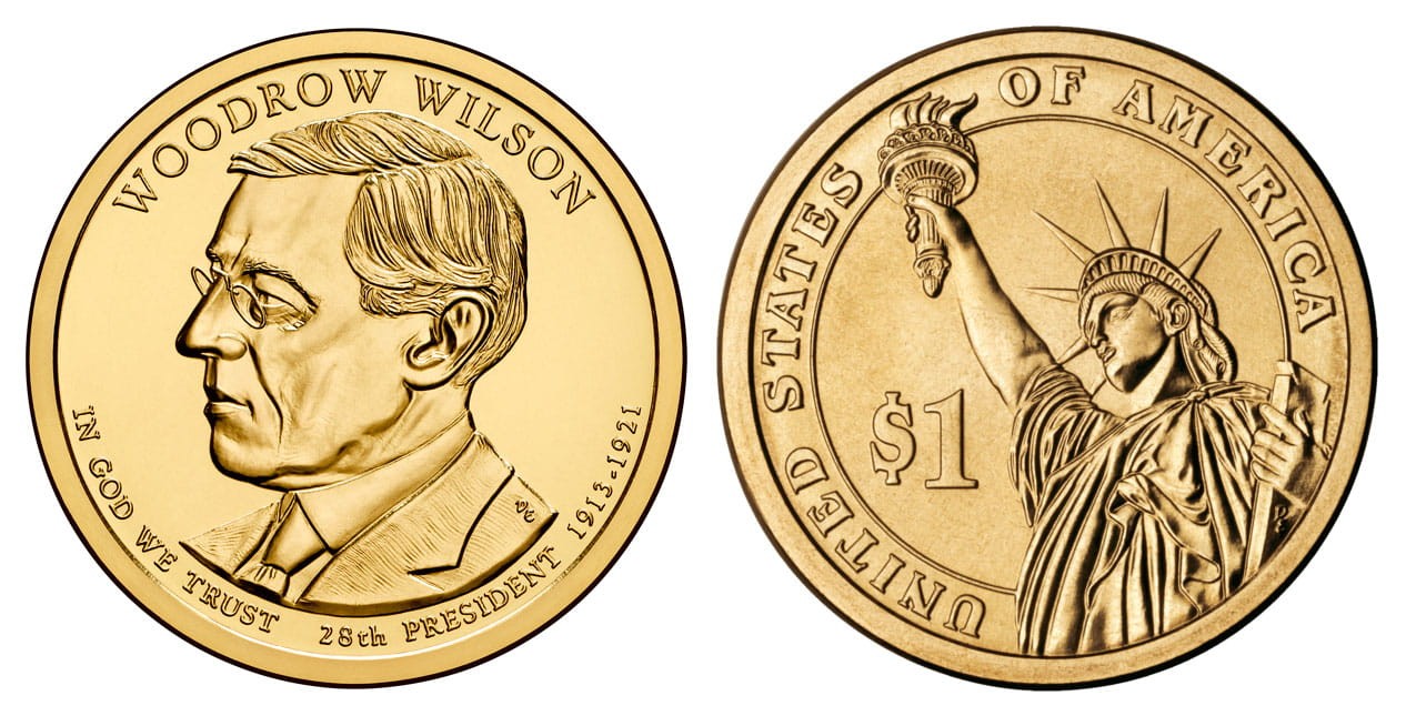 USA 1 $ Woodrow Wilson 2013 nr 28