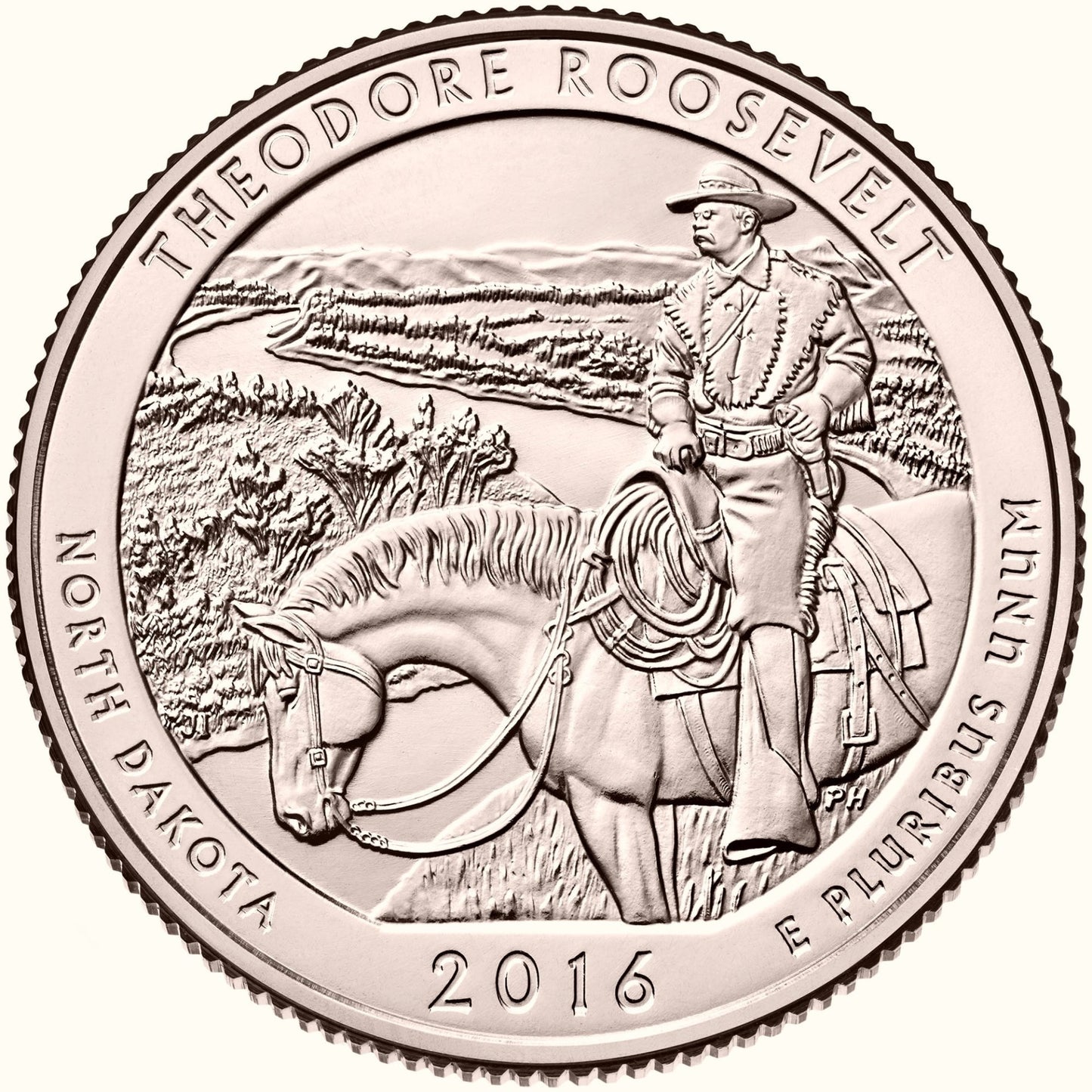 USA 25 c Park Theodore Roosevelt 2016 nr 34 24k Au