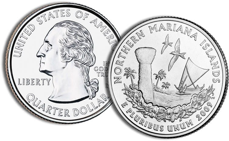 USA 25 c Northern Mariana Islands 2009
