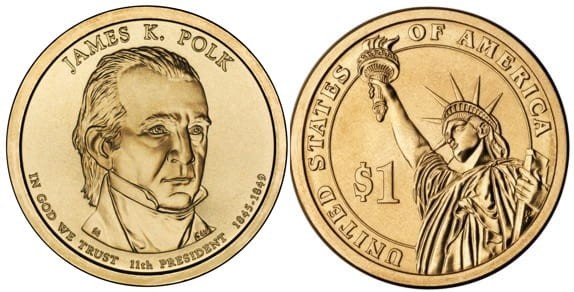 USA 1 $ James K. Polk 2009 nr 11