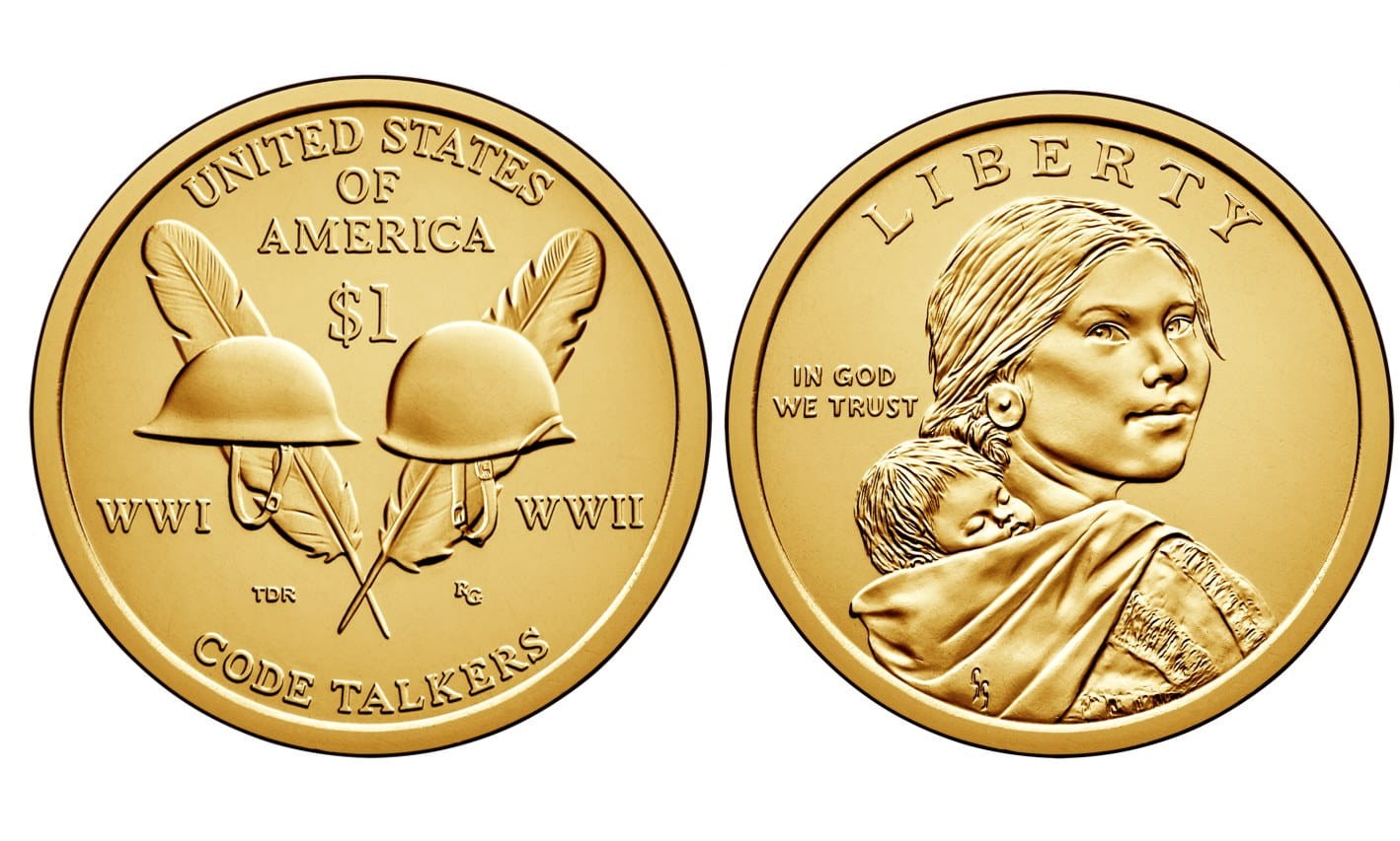 USA 1 $ Rdzenni Amerykanie Koderzy I i II WŚ 2016