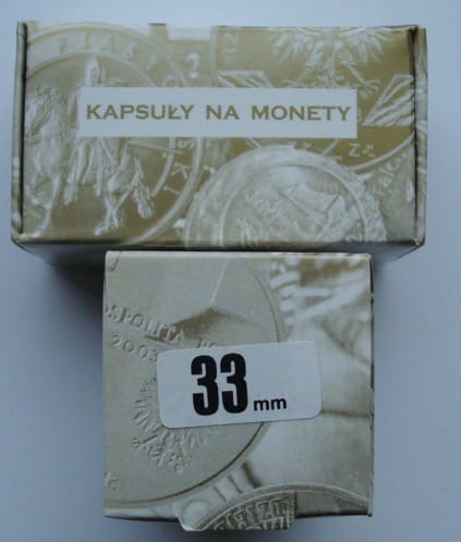 Kapsle 10 x 33 mm