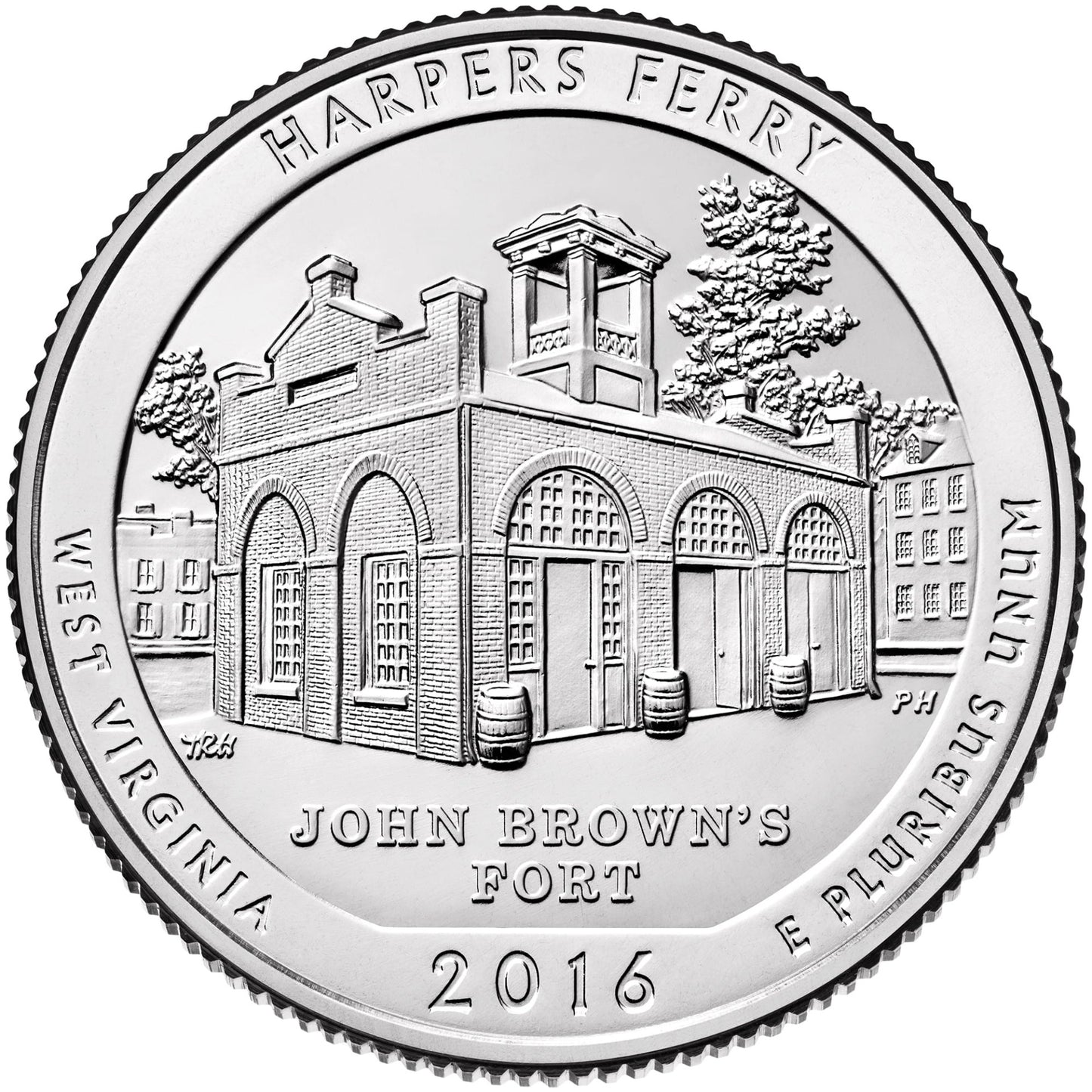 USA 25 c Park narodowy Harpers Ferry 2016 nr 33