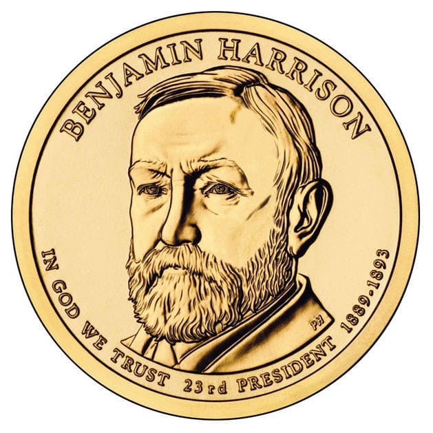 USA 1 $ Benjamin Harrison 2012 nr 23