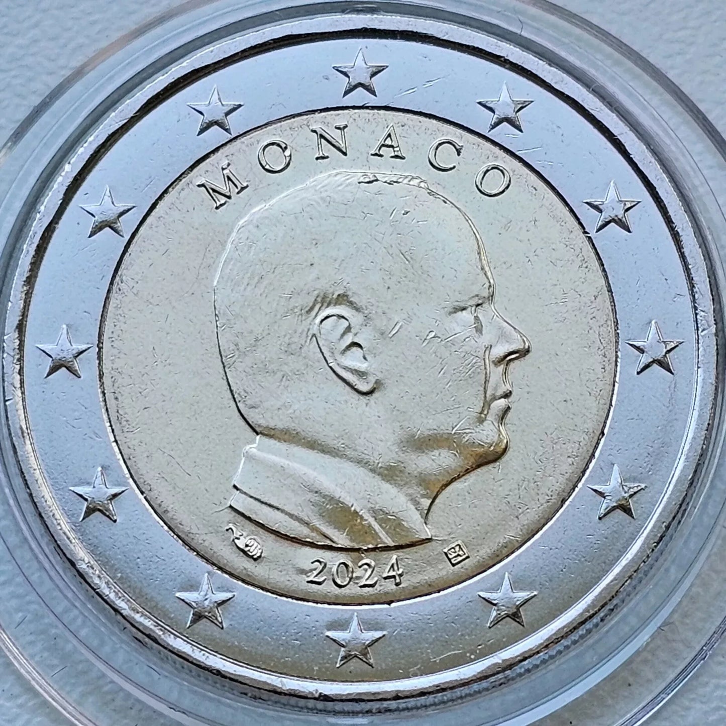 2 euro Monako Albert II 2024