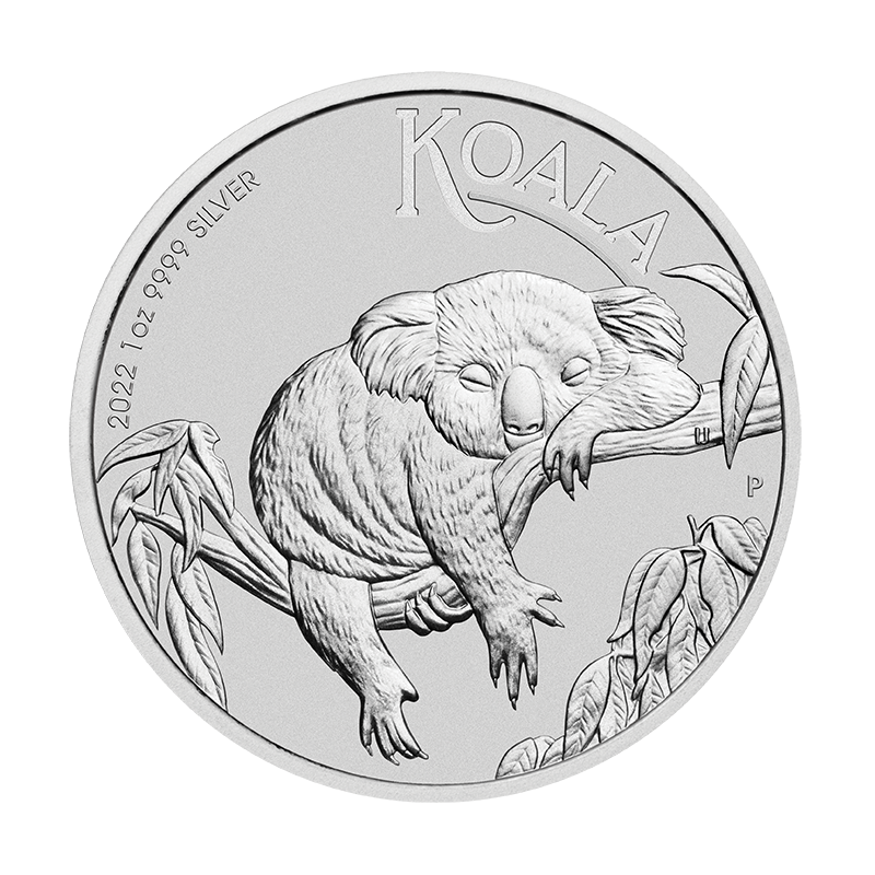 Australia 1$ Koala Ag.999 2022