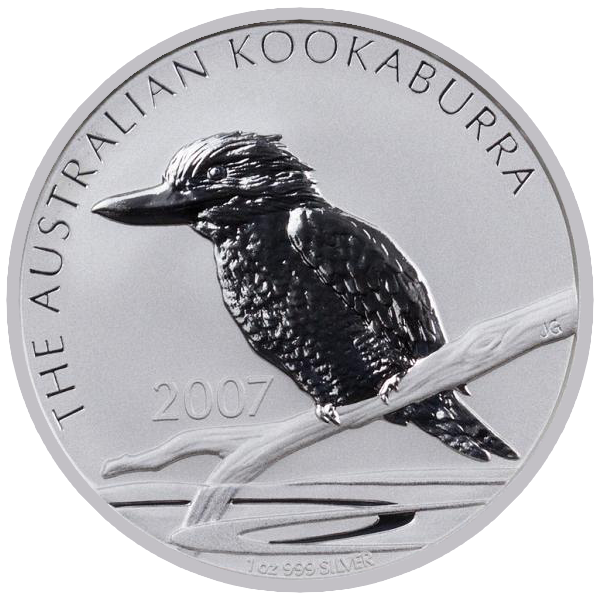 Australia 1$ Kookaburra 2007 1 Oz Ag .999