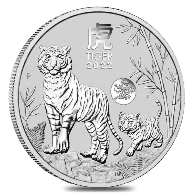 Australia 1$ Lunar III Rok Tygrysa Ag.999 2022 Priv