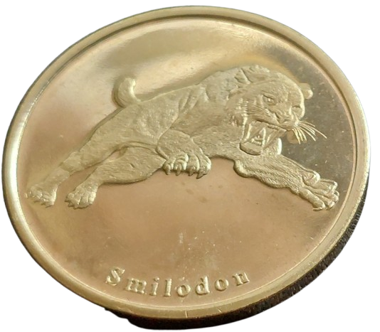 Bahamy - Great Inagua 1$ Smilodon 2020