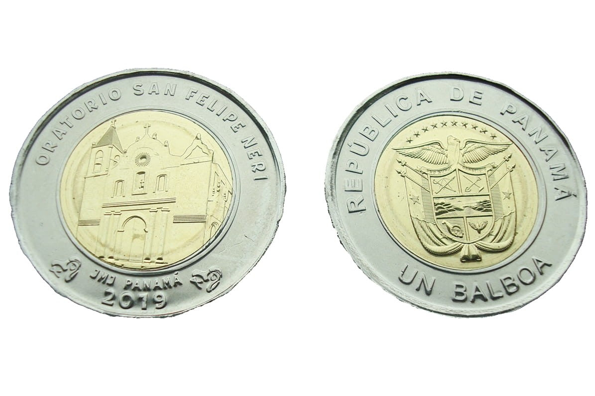 Panama 1 balboa Oratorium Św. Filipa 2019 nr3