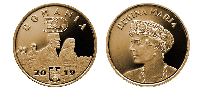 Rumunia 50 bani Królowa Maria I 2019