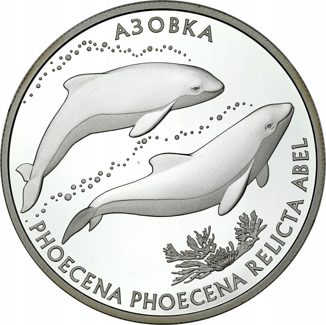 UKRAINA 10 UAH Delfin Azowski 2004