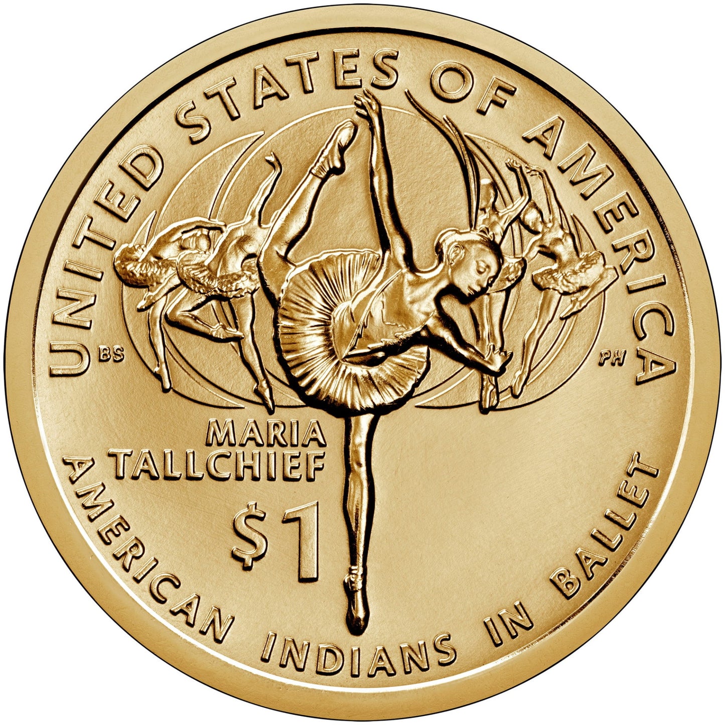 USA 1 $ Rdzenni Amerykanie Maria Tallchief 2023
