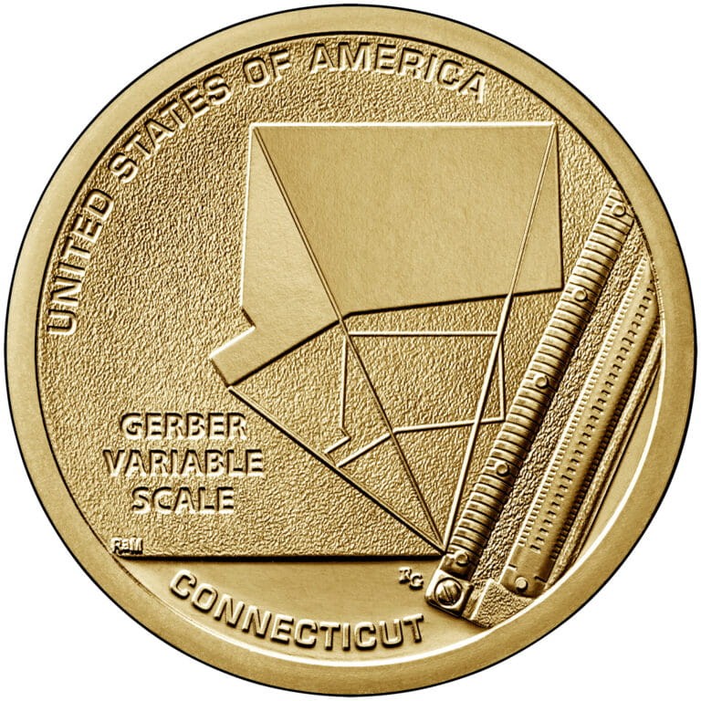 USA 1$ Innowacja Gerber scale 2020 nr6