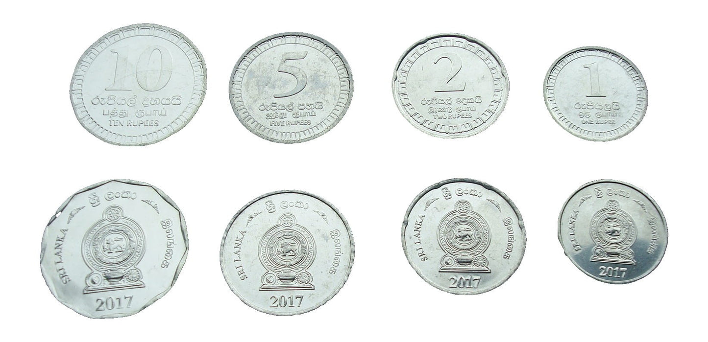 Zestaw menniczy Sri Lanka x 4 2017