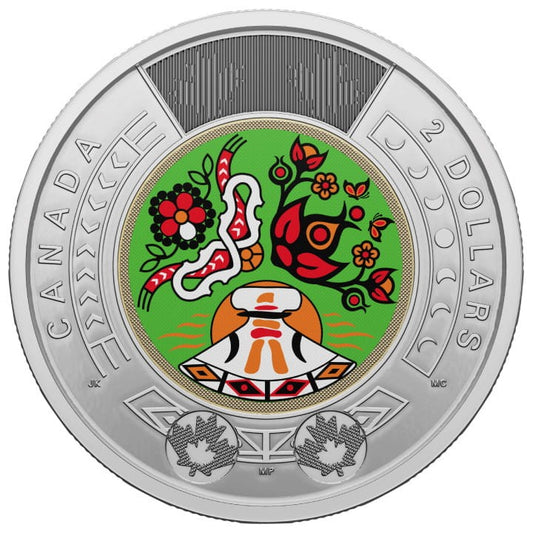 Kanada 2 $ Indigenous Peoples Day 2023 kolor