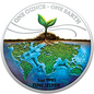 Fidżi 1$Earth Colour 2022 1 Oz Ag.999