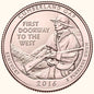 USA 25 c Park narodowy Cumberland 2016 nr 32 24k Au