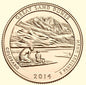 USA 25 c Park narodowy Great Sand Dunes 2014 nr 24 24 K Au