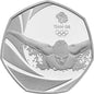 Wielka Brytania 50 pensów Igrzyska - pływanie 2016