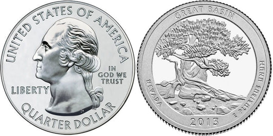 USA 25 c Park narodowy Great Basin 2013 nr 18