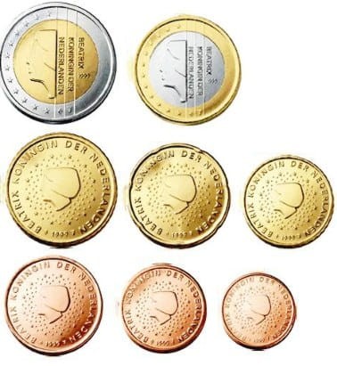Euro set HOLANDIA x 8 zestaw menniczy 2005