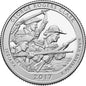 USA 25 c Park George Rogers Clark 2017 nr 40