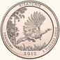 USA 25 c Park narodowy Kisatchie 2015 nr 27 24K Au