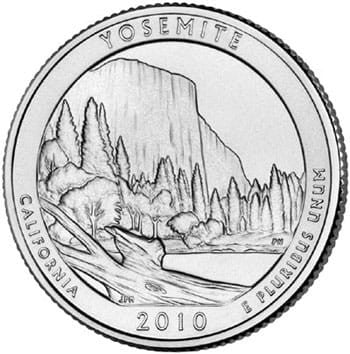 USA 25 c Park narodowy Yosemite  nr 3 2010