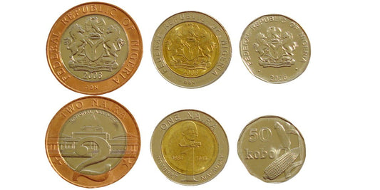 Zestaw menniczy Nigeria x 3