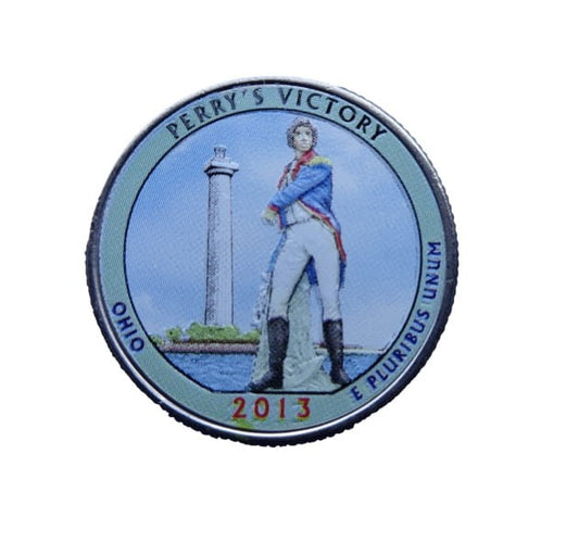 USA 25 c Park narodowy Perry's Victory 2013 kolor nr 17