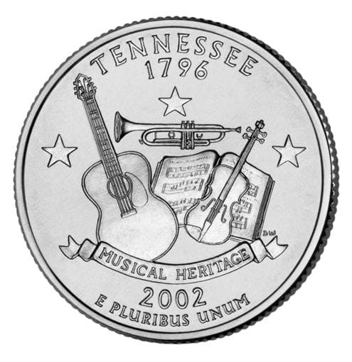 USA 25 c Tennessee 2002