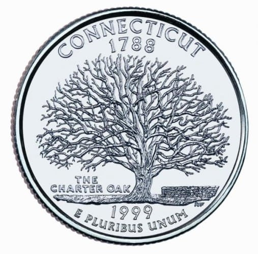 USA 25 c Connecticut 1999