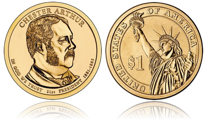 USA 1 $ Chester Arthur 2012 nr 21