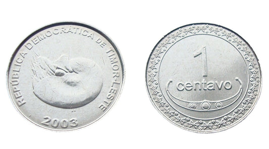 Timor 1 centavo Muszla 2003