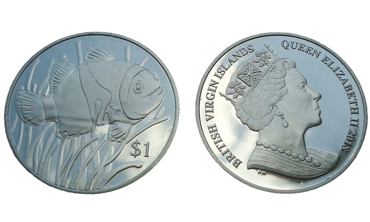 Brytyjskie Wyspy Dziewicze 1 $ Błazenek 2018