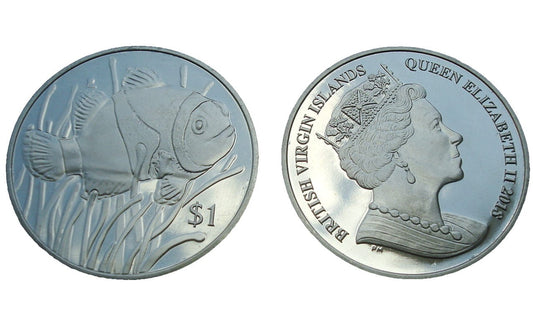 Brytyjskie Wyspy Dziewicze 1 $ Błazenek 2018