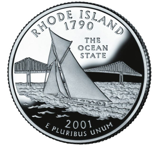 USA 25 c Rhode Island 2001