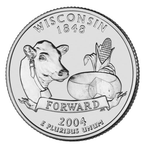 USA 25 c Wisconsin 2004