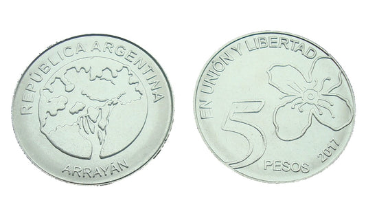 Argentyna 5 peso Arrayan 2017