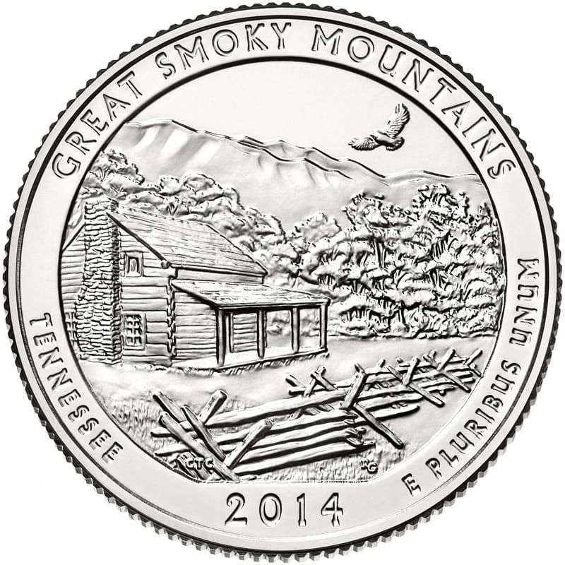 USA 25 c Park  Great Smoky Mountains 2014  nr 21